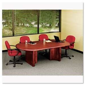 Oval Bullnose Conference Room Table Top   120 Wide, Mahogany(sold 