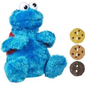    Sesame Street Count And Crunch Cookie Monster Plush: Toys & Games