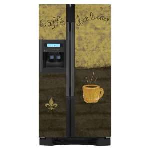 Appliance Art Caffe Refrigerator Cover 