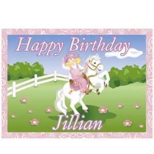  Personalized Pink Cowgirl Yard Sign   Party Decorations 