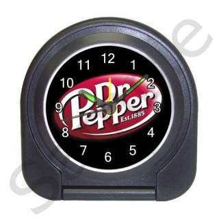 NEW* HOT BLACK DR PEPPER Travel Alarm Clock Black  