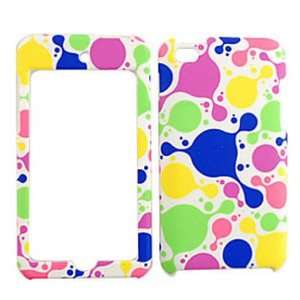  Apple iPod Touch 4 (iTouch) Colorful Milk Drop on White Hard Case 