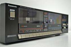 Panasonic Stereo Cassette Deck Dual Tape Player Recorder RS 373  