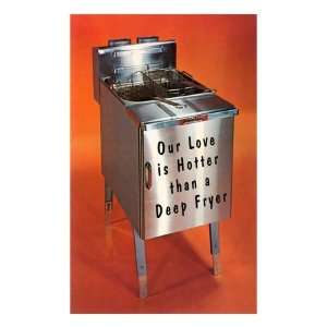  Stainless Steel Deep Fryer, Retro Premium Poster Print 