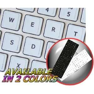   ENGLISH KEYBOARD STICKERS ON WHITE BACKGROUND FOR DESKTOP Electronics