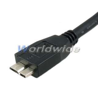  USB 3.0 Male Type A to Micro B External Drive Mobile HDD Cable Adapter