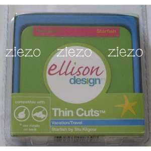  Ellison/Sizzix Thin Cuts Die Starfish 22275: Arts, Crafts 