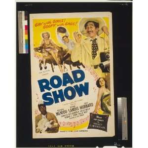  Road show,Adolphe Menjou,Carole Landis,Patsy Kelly,1941 