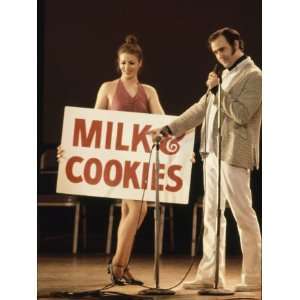 Comedian / Actor Andy Kaufman During Performance at Carnegie Hall 