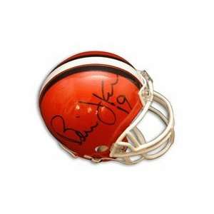 Bernie Kosar Autographed Cleveland Browns Mini Football Helmet