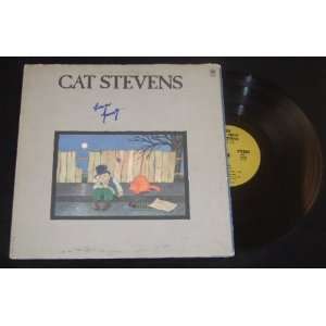 Cat Stevens Yusuf Islam   Signed Autographed   Record Album Vinyl LP
