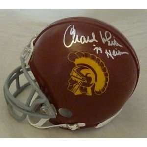  Charles White Usc Trojans Signed Mini Helmet W/heisman 