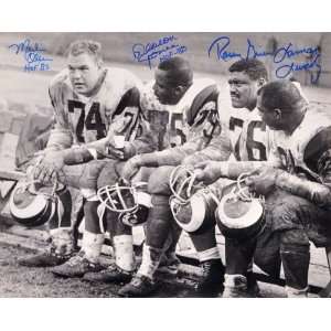 Deacon Jones, Merlin Olsen, Rosey Grier & Lamar Lundy Los Angeles Rams 