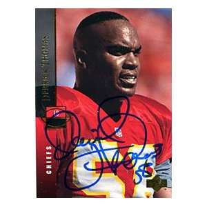 Derrick Thomas Autographed / Signed 1994 Upper Deck Card