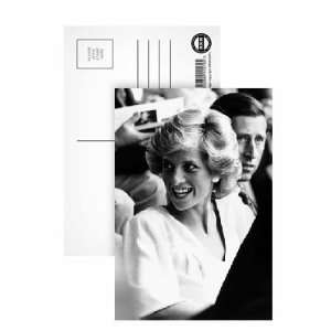 Princess Diana and Prince Charles   Postcard (Pack of 8)   6x4 inch 