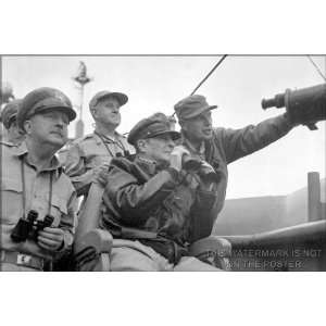  General Douglas MacArthur During Korean War   24x36 