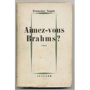  Aimez Vous Brahms francoise sagan Books