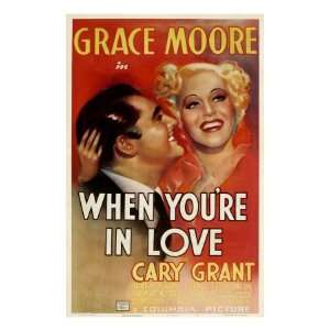  When YouRe in Love, Cary Grant, Grace Moore, 1937 Premium 