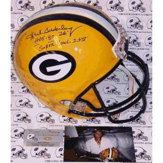  Herb Adderley Autographed Helmet   Full Size Riddell 