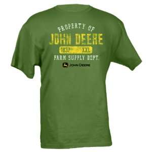  John Deere Property of John Deere Green T shirt 