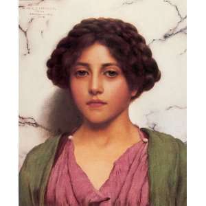 Hand Made Oil Reproduction   John William Godward   32 x 40 inches   A 