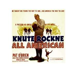 Knute Rockne All American, Pat OBrien, 1940 Premium Poster Print 