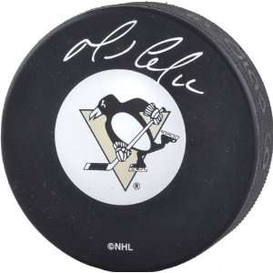 Mario Lemieux Autographed Pittsburgh Penguins Hockey Puck