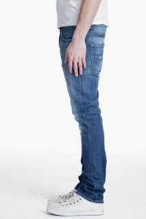 Nudie Jeans Thin Finn Blue Stone Jeans for men  SSENSE
