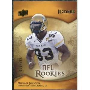   2009 Upper Deck Icons #143 Michael Johnson /599 Sports Collectibles