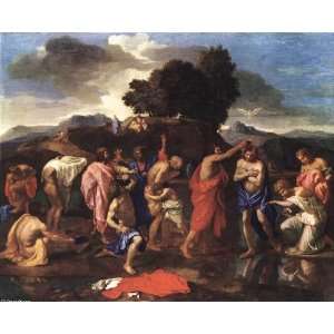 Hand Made Oil Reproduction   Nicolas Poussin   40 x 32 inches   The 