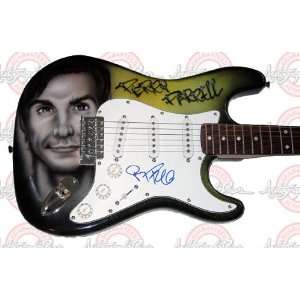 PERRY FARRELL Autographed RARE Signed Guitar PSA/DNA