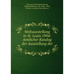   1904, Theodor Lewald, Peter Behrens Germany. Reichskommission Books