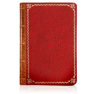   Antique Medium Folio for  Kindle Touch/Fire/eReaders Red  