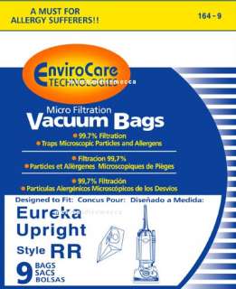eureka style rr vacuum cleaner bags 9 type rr bags