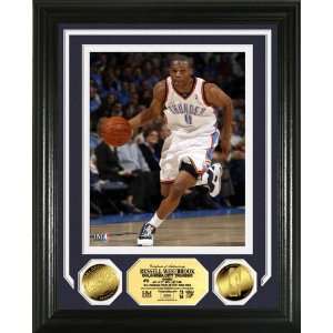Russell Westbrook Photo Mint with 24KT Gold Coin