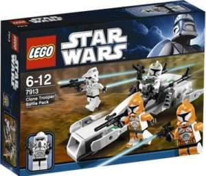 CLONE TROOPER Battle Pack Star Wars LEGO #7913 4 Figs  