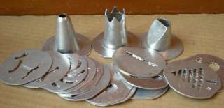 Mirro Cookie Pastry Press Plates Discs Tips Replacement Parts your 