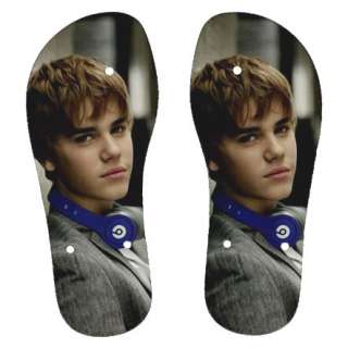 Justin Bieber Girl Kid Boy Shoes Flip Flop Slipper D  