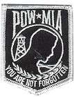 pgr patriot guard rider fallen heroes pow mia patch you