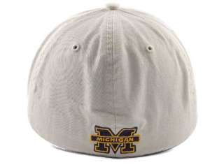   WOLVERINES NCAA NATURAL FRANCHISE SIZE LARGE HAT CAP NEW  