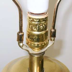 25 VTG Frederick Cooper Hand Painted Porcelain Lamp Hollywood 