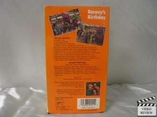 Barney   Barneys Birthday VHS 045986990112  