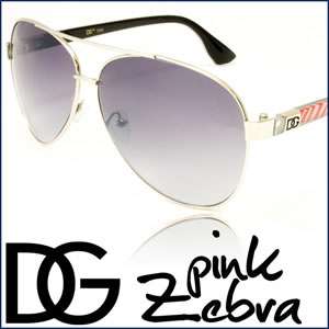 DG Aviator Sunglasses Designer Zebra Fashion Shades Sunnies New DG7283 