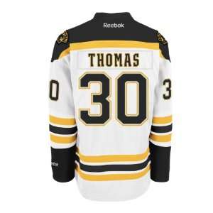 Tim Thomas Boston Bruins Reebok Premier Replica Road NHL Hockey Jersey
