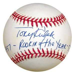 Tony Kubek Autographed Baseball