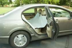 Bergan Hammock Style Rear Seat Protector Deluxe Gray  