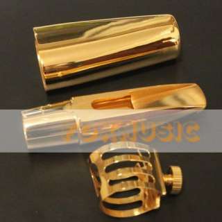 Jazz bE Alto Saxophone Sax Mouthpiece Gold Plated  G Size 7  