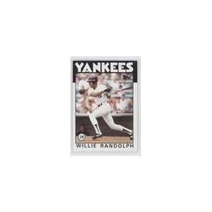  1986 Topps #455   Willie Randolph Sports Collectibles