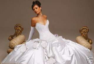 2012 White Bridal Ball Gowns Wedding Dress Prom Queen Party 