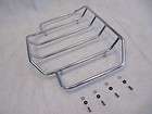 Luggage Rails for Harley Touring Tour Pack   Chrome Luggage Rack